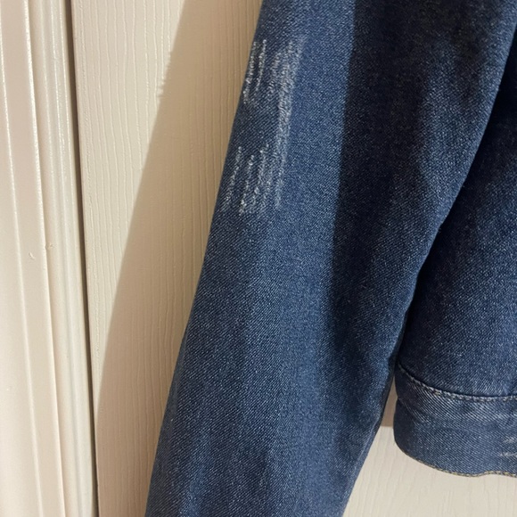 Ashley Vintage Charm Fur lined Jean Jacket. Women’s Medium - Picture 5 of 15